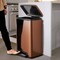 13-Gallon Stainless Steel Trash Can with Step-On Pedal and Soft-Close Lid for Bathroom